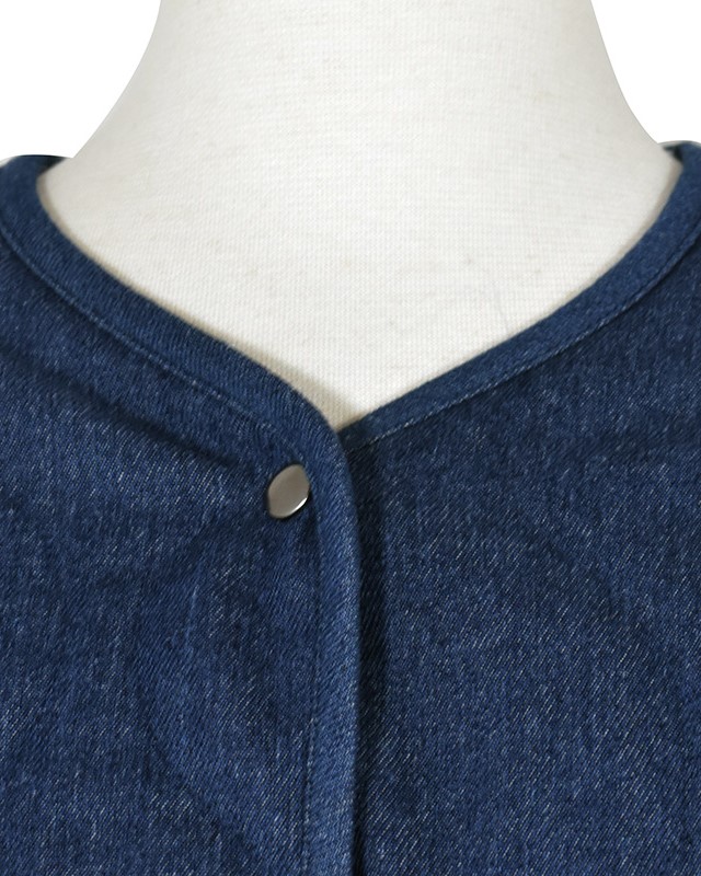 リラシク / キルティンクデニム中綿ベスト | ITEM,Outer