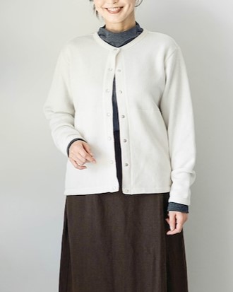 リラシク / ダブルフェイスカーディガン | OUTLET,north object