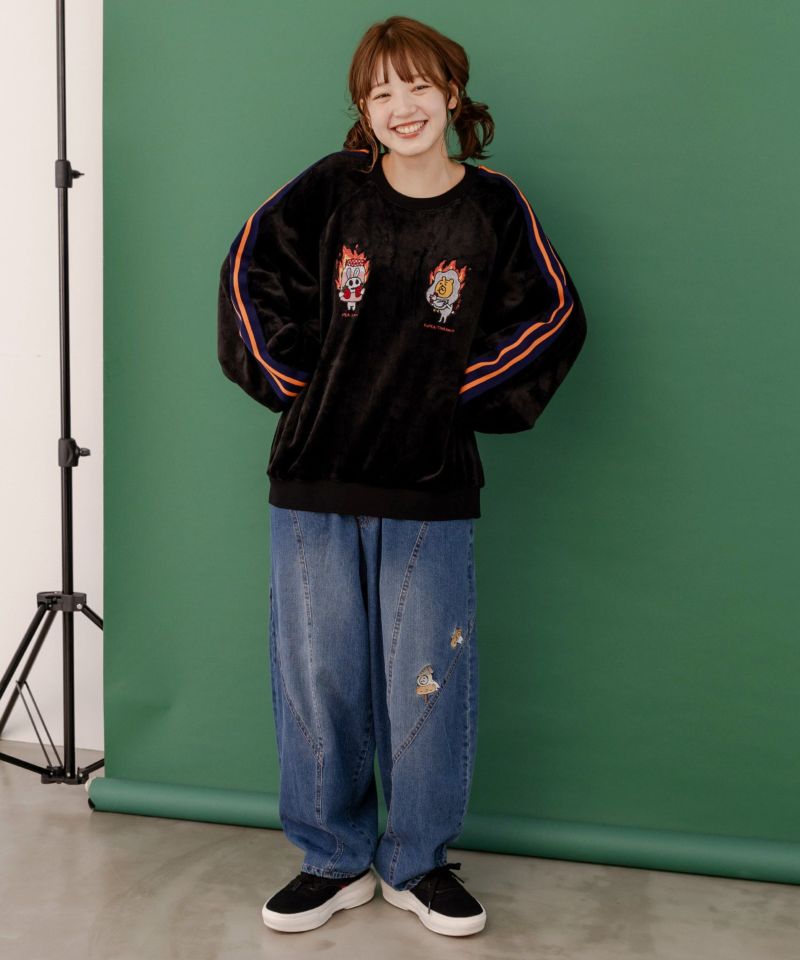 スカラーパリティー / うさジャムVSクマたまご フランネルプルオーバー