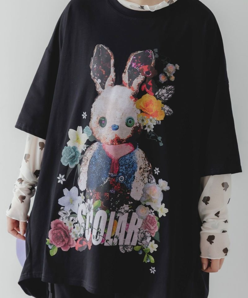 スカラー / ウサぬい柄レイヤード風 接触冷感チュニック | BRAND