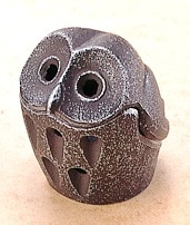 岩鋳   南部鉄器の香炉、『　フクロウ　小　』　