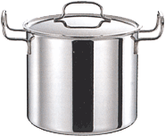 宮崎製作所　ジオ　深型両手鍋　２１㎝（6.8L)　GEO-21D