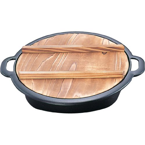 南部鉄器の岩鋳 すき焼兼用餃子鍋 内径:24cm 深さ:5.5cm IH対応(100V・200V)※ガスコンロでもお使い頂けます。