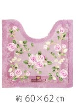 オカ　ロイヤルコレクション グラバード　トイレマット　約６０×６２㎝　ピンク　日本製