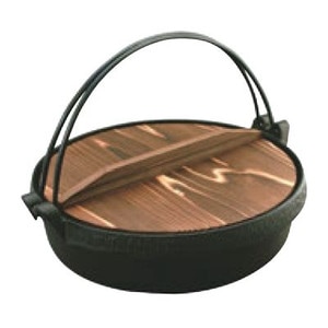 南部鉄　おもてなしグルメ　すき鍋　木蓋付２６　池永鉄工