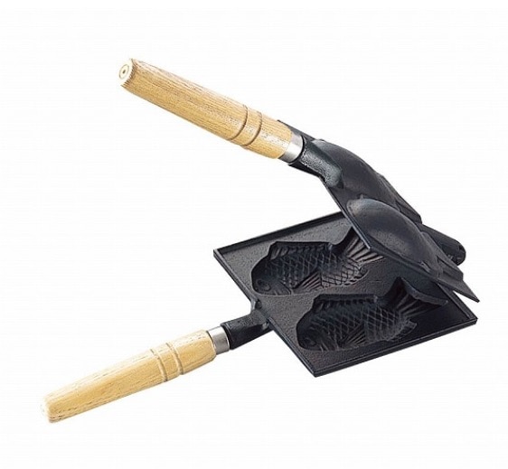 池永鉄工　たい焼器　木柄付