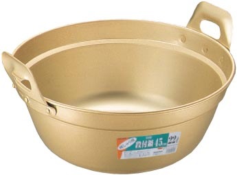 アカオアルミ　段付鍋　３６×１５㎝（7.5ℓ）