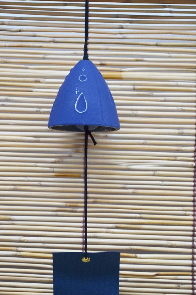 岩鋳 南部鉄器の風鈴　　夕立　銀  27168
