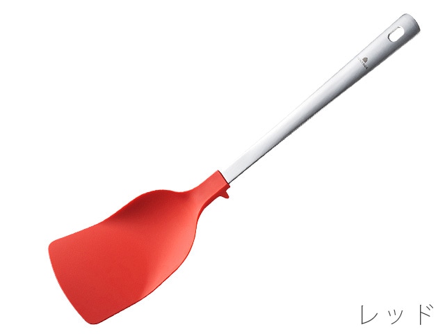 オークス　すくえるターナー（ＵＣＳ12）　レッド　サイズ約全長31×幅8×高さ4.5ｃｍ