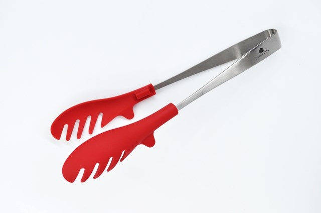 オークス　ワンクリックトング（ＵＣＳ４）　レッド　サイズ約全長26×幅3.4×高さ3.9ｃｍ　耐熱温度２５０℃