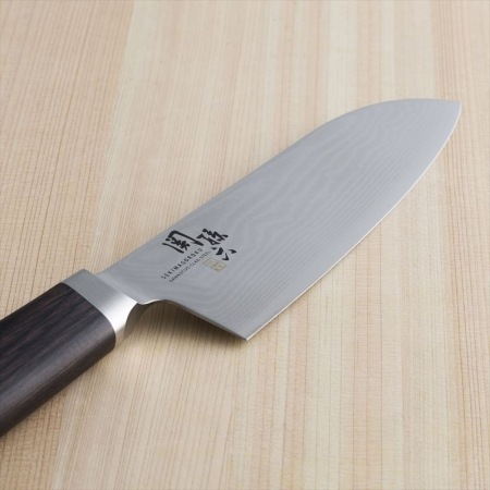 関孫六　ダマスカス三徳包丁　145ｍｍ　ＡＥ5201　(日本製）