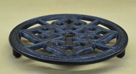 南部鉄器　文秀堂　鍋敷き　145ｍｍ　高さ２０ｍｍ