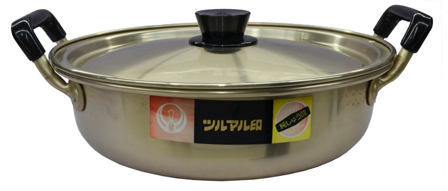 ツルマル　シュウ酸錦鍋　浅型　２４ｃｍ