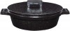 長谷園 　ビストロ土鍋　黒　φ22.5×h10.5cm／1200ml／1.9kg NCK-01|長谷園
