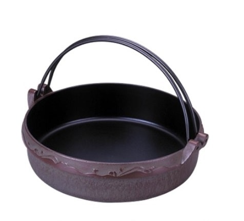 すき鍋　ひこばえ　ＩＨ対応　日本製　φ25.5×Ｈ6.5㎝