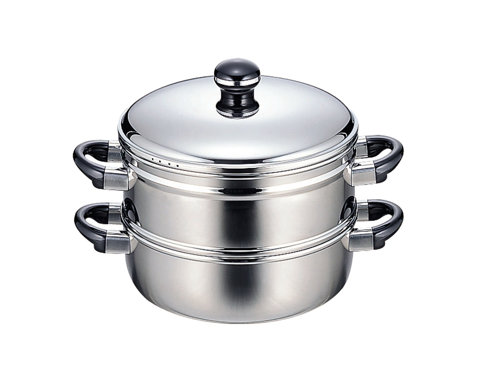 宮崎製作所　オブジェ　蒸し器　全面鉄芯三層鋼　２２㎝　OJ-7-6