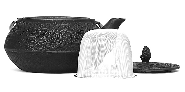 岩鋳南部鉄急須 5型松葉 日本製