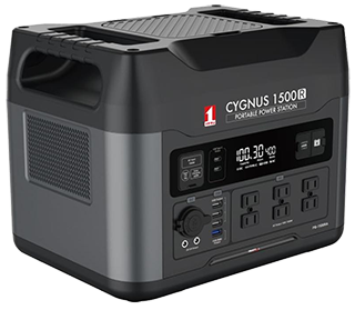 災害用バッテリー ポータブル電源PB-1500RA ソーラーパネルCYGNUS S200WA ポータブル電源専用バッグ 3点セット