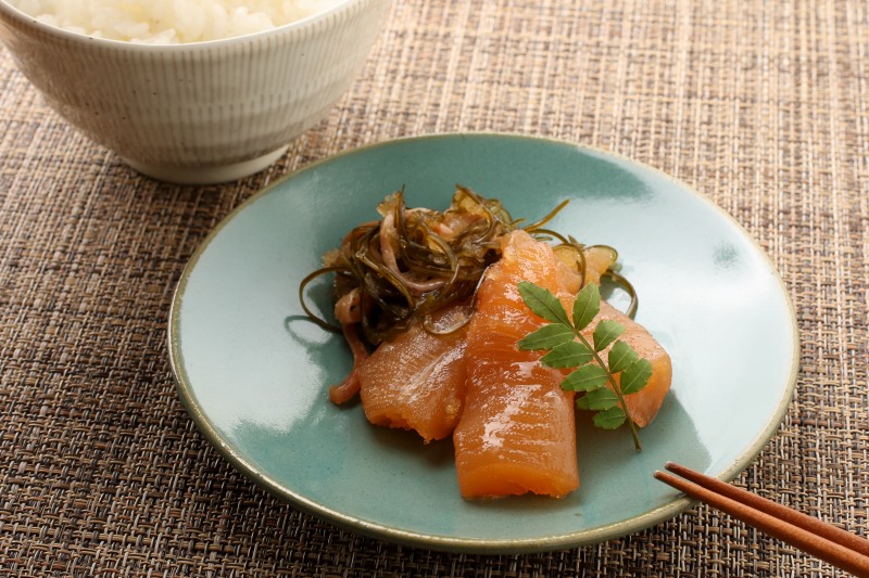 海産物の珍味を通販でお取り寄せ!「数の子松前漬 260g」
