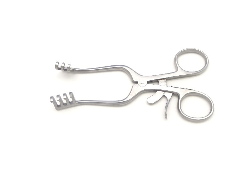 手術用器具　開創器　ウエトラナー型　ストッパー付き2つセット ウェイトラナー型開創器（深い術野の開創に） | 手術器具(鋼製小物