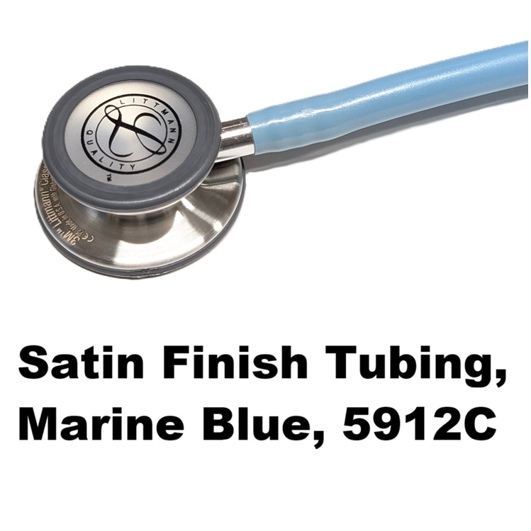 [Satin Finish Tubing]Classic III, 3M(TM) Littmann Stechoscope, less likely to stick to hair, clothing