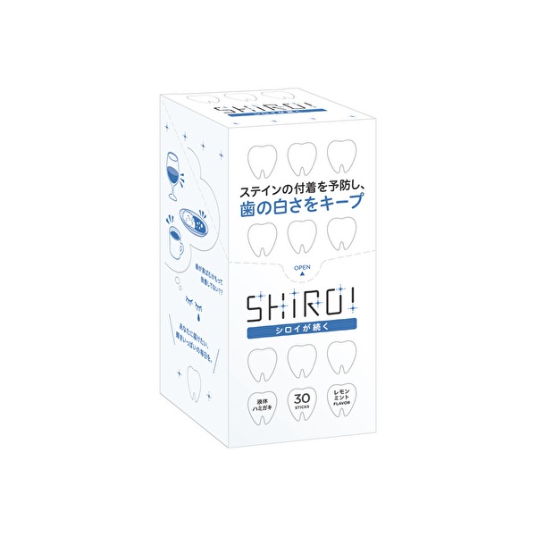 10月1日(水)販売開始【新商品】【液体ハミガキ】SHIROI ｽﾃｨｯｸBOX 10ml×30本