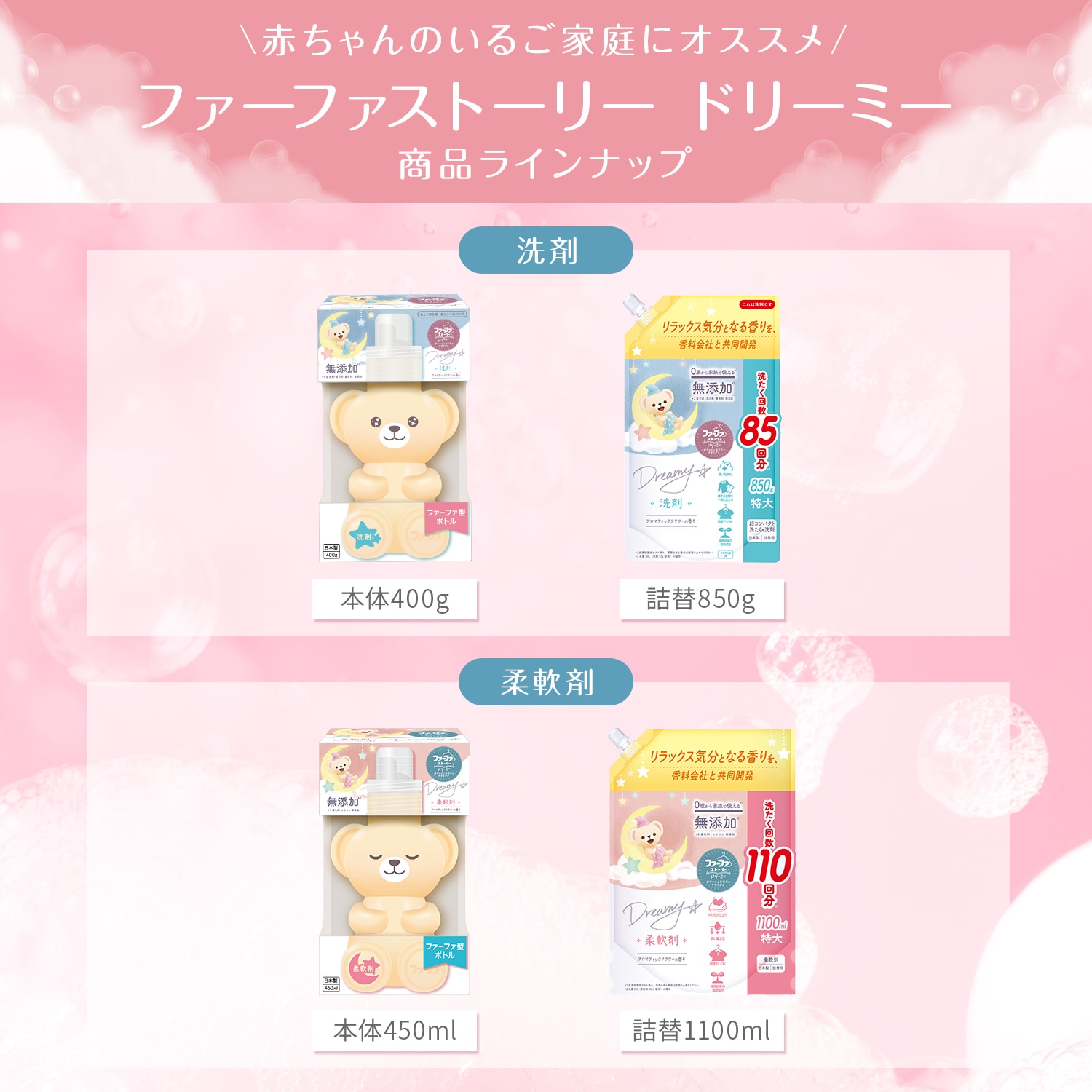 2025年11月26日(水)10時販売開始　【数量限定】送料無料　ファーファストーリー柔軟剤 さくらの香り 1200ml×8個ケース