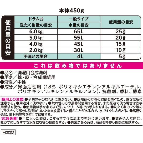 ファーファストーリー液体洗剤あわあわウォッシュ450g本体　なくなり次第販売終了