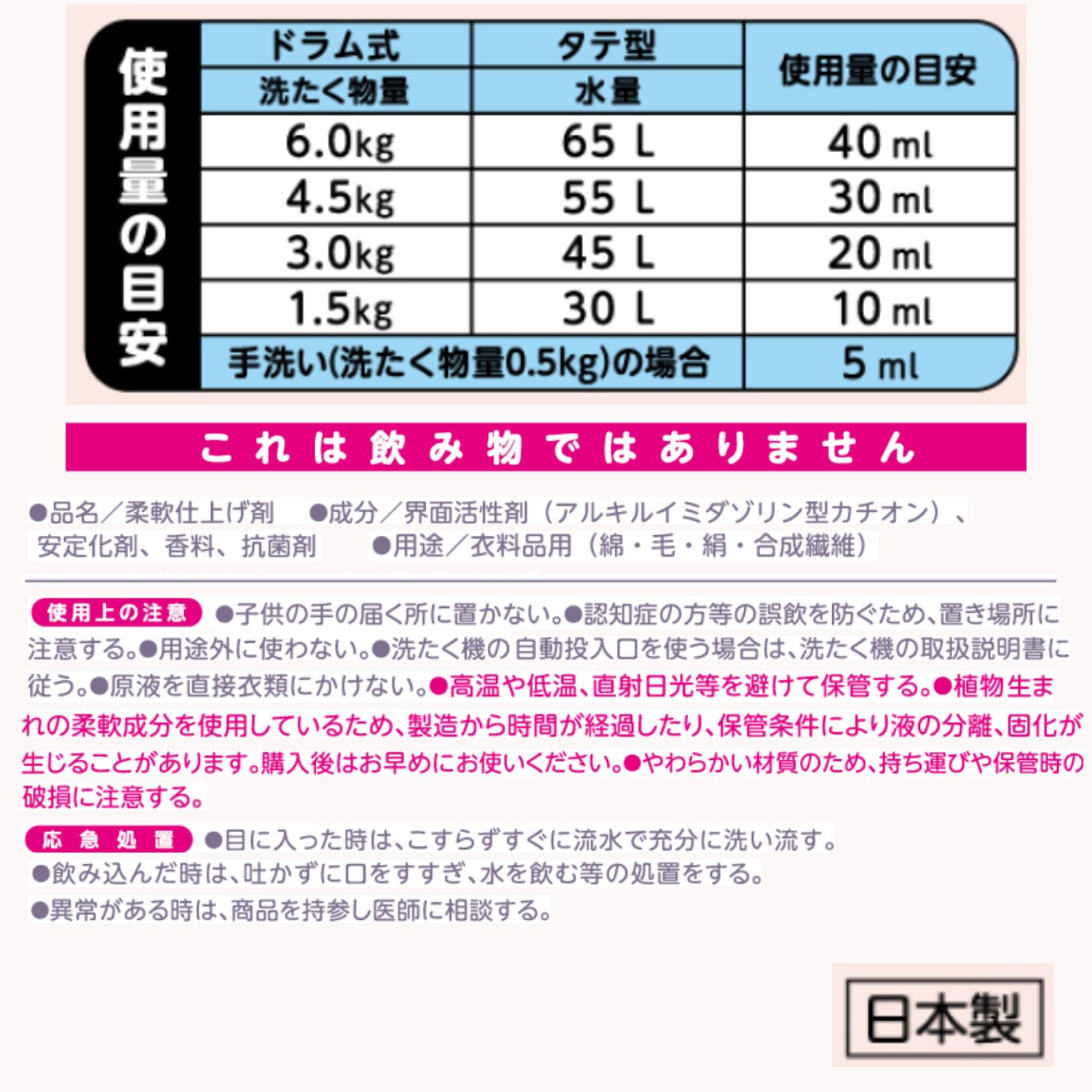 送料無料　ファーファストーリードリーミー柔軟剤　詰替5個セット