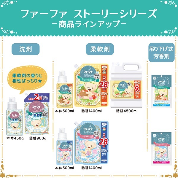 ファーファストーリー柔軟剤フルーツパーティー500ml本体　なくなり次第販売終了