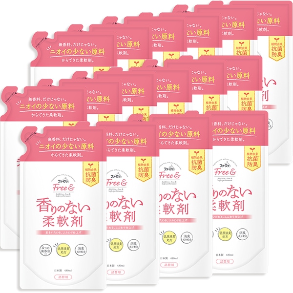 リニューアル 送料無料 ファーファ フリー フリーアンド 濃縮柔軟剤 無香料 詰替480ml 16個セット 柔軟剤 洗剤の通販 ファーファオンライン本店 リニューアル 送料無料 ファーファ フリー フリーアンド 濃縮柔軟剤 無香料 詰替480ml 16個セット 柔軟剤 洗剤の通販 ファーファオンライン本店