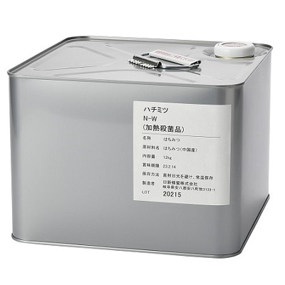 ハチミツN-W(加熱殺菌品)/12kg(缶入り)