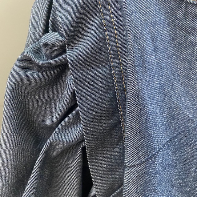 長袖 スリーブコンシャス ソフトデニム フリーサイズ 2024AW　新作　秋冬