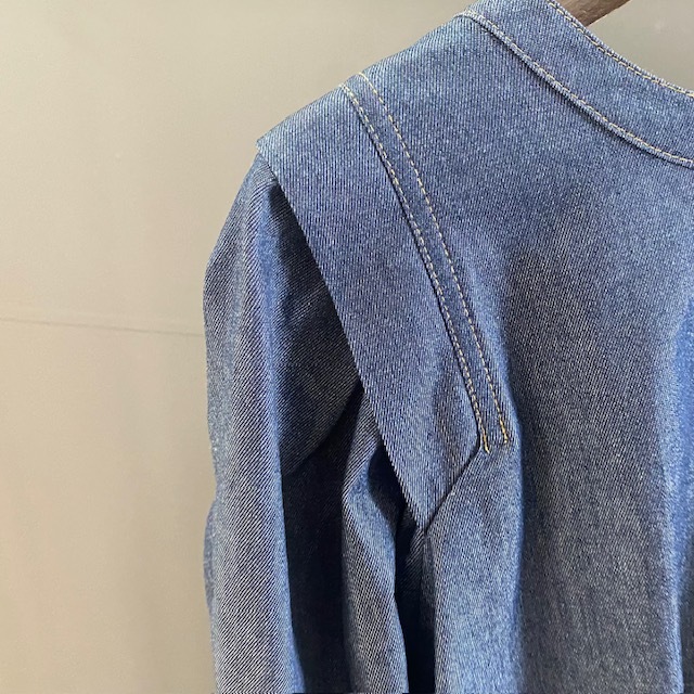 長袖 スリーブコンシャス ソフトデニム フリーサイズ 2024AW　新作　秋冬