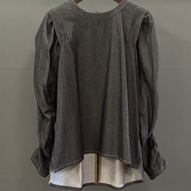 長袖 スリーブコンシャス ソフトデニム フリーサイズ 2024AW　新作　秋冬