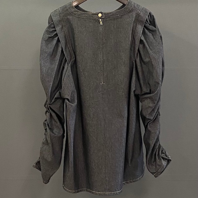 長袖 スリーブコンシャス ソフトデニム フリーサイズ 2024AW　新作　秋冬