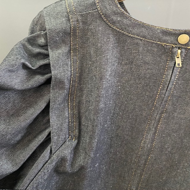 長袖 スリーブコンシャス ソフトデニム フリーサイズ 2024AW　新作　秋冬
