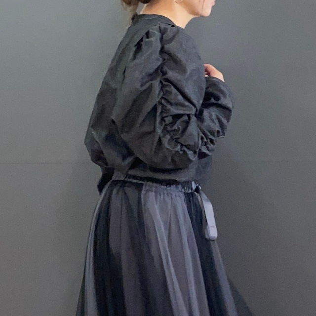 長袖 スリーブコンシャス ソフトデニム フリーサイズ 2024AW　新作　秋冬