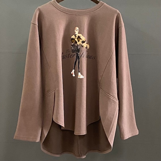 プリント ロゴ ロンT  2024AW　新作　秋冬