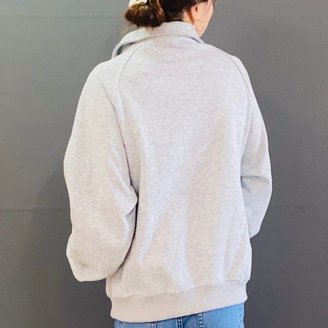 ハーフジップ ロゴ 長袖 スウェット トレーナー 2024AW　新作　秋冬
