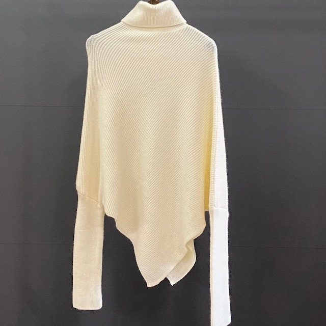 アシンメトリー タートル ニット 2024AW　新作　秋冬