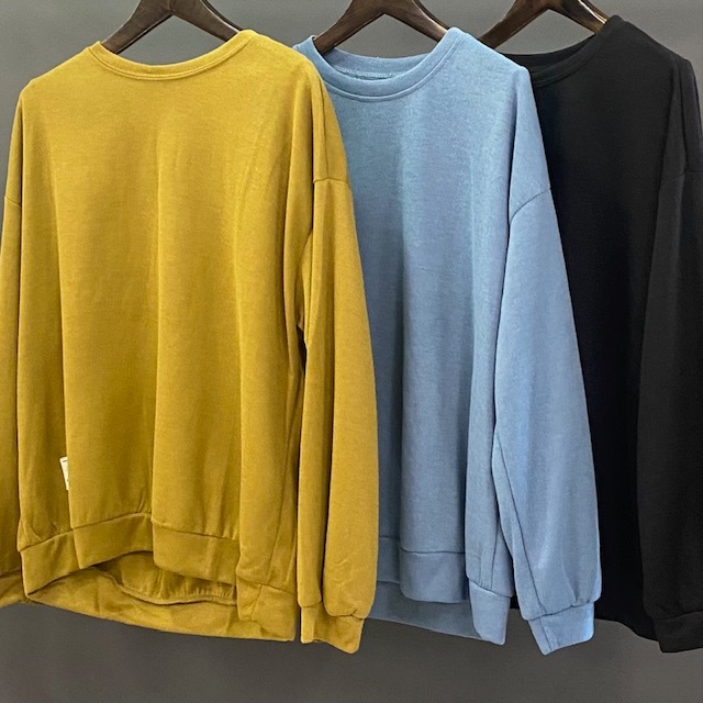 スウェットトップス（ワンポイントタグ付）2024AW　新作　秋