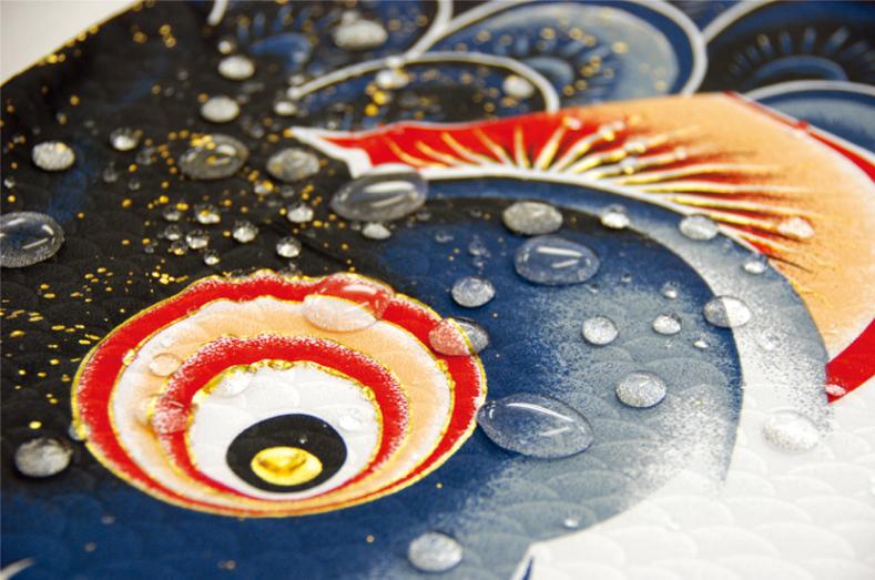 1.5mセット 鯉のぼり 風舞い ロイヤルセット 薫風の舞い鯉 風舞い ロイヤルセット（格子タイプ/矢車・ポール付