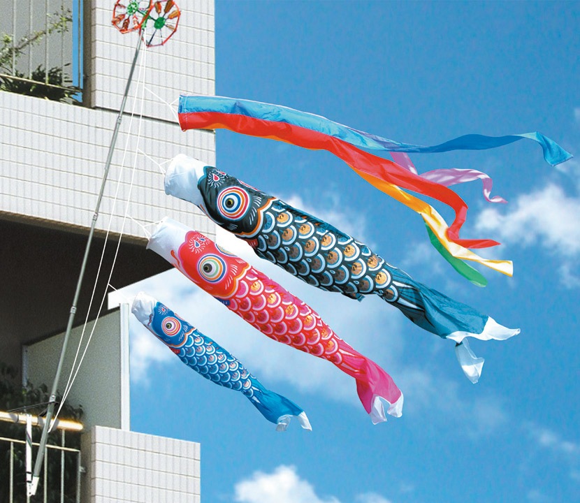 鯉のぼり セット 木版手染ぬいぐるみ 鯉のぼりセット｜ 四歩｜PARCO_ya