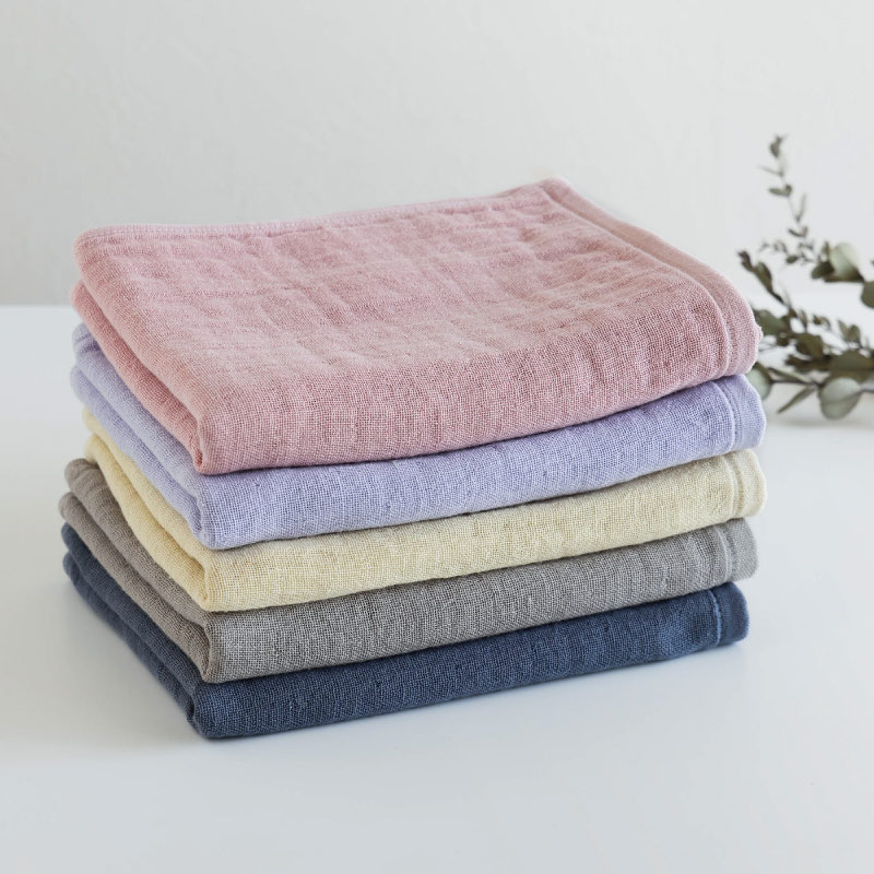 ふわっふわ♪８重ガーゼ フェイスタオル ヽ(・∀ ふわっとした風合いが手になじむ ふわふわ8重ガーゼふきん4枚