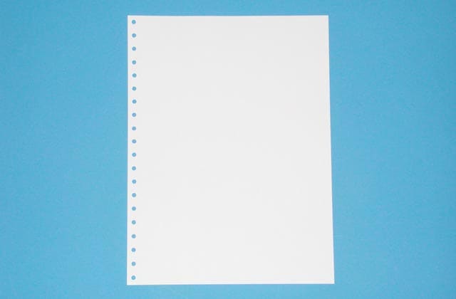 点字用紙20穴紙