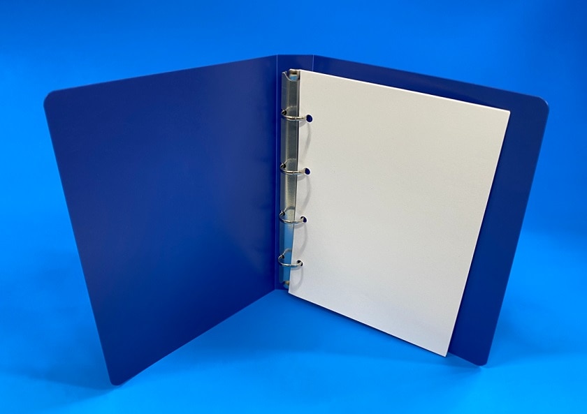 ルーズリーフ 中(4穴上とじ)用紙付き