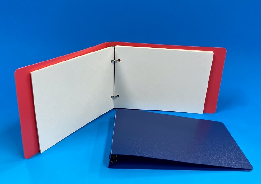 ルーズリーフ中（2穴左とじ）用紙付き