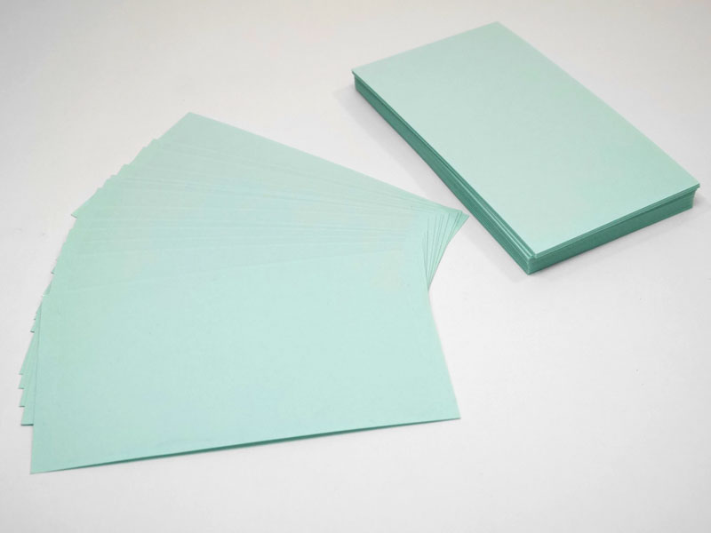 タックペーパー透明 名刺サイズ(PET75) 50枚1組