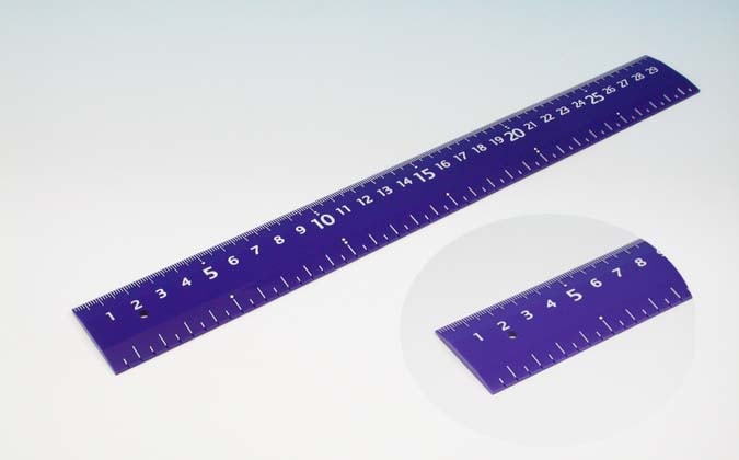 触読用ものさし(弱視共用)